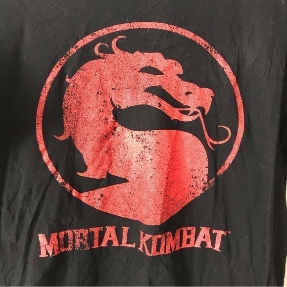MORTAL Kombat T-shirt black. Size medium men’s.  Unisex. - Picture 2 of 3